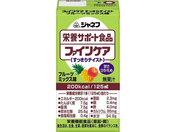 キユーピー ファインケア フルーツミックス 125ml 1本※軽(ご注文単位1本)【直送品】