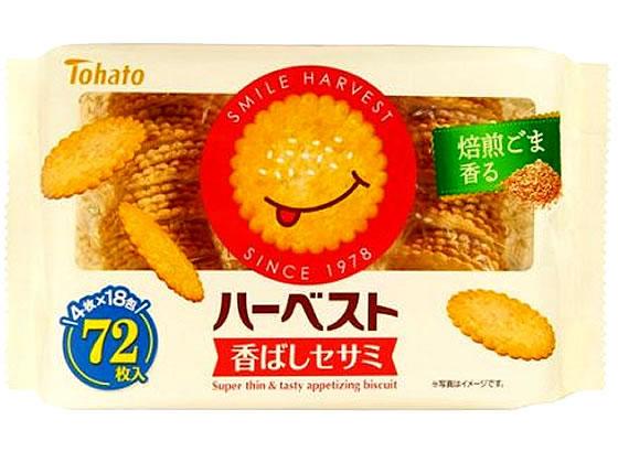 東ハト ハーベスト 香ばしセサミ 18包 1パック※軽(ご注文単位1パック)【直送品】