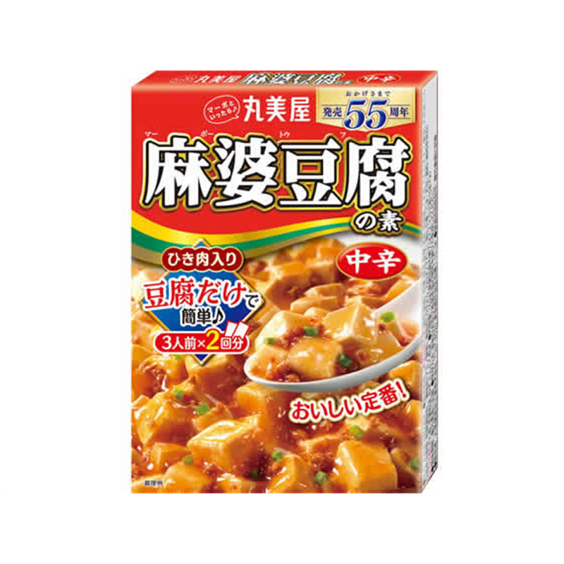 丸美屋 麻婆豆腐の素 中辛 162g 1個※軽（ご注文単位1個)【直送品】