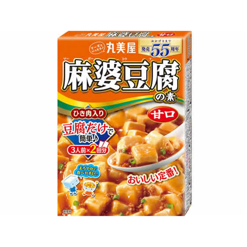 丸美屋 麻婆豆腐の素 甘口 162g 1個※軽（ご注文単位1個)【直送品】