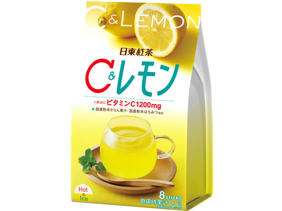 三井農林 日東紅茶 C&レモン 8本入 1ﾊﾟｯｸ※軽（ご注文単位1ﾊﾟｯｸ）【直送品】