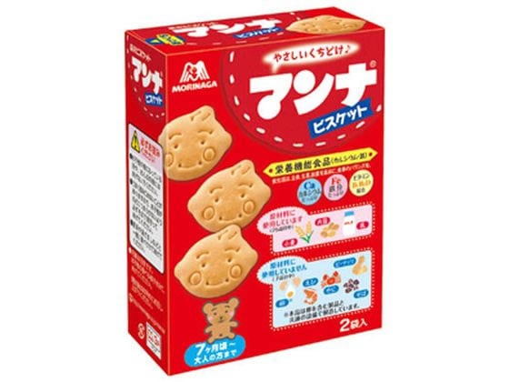 森永製菓 マンナビスケット 86g 43g×2袋 1個※軽(ご注文単位1個)【直送品】