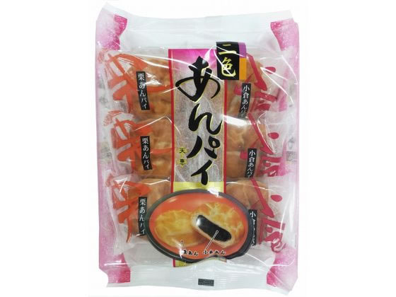 天恵製菓 二色あんパイ 6個 1袋※軽（ご注文単位1袋）【直送品】