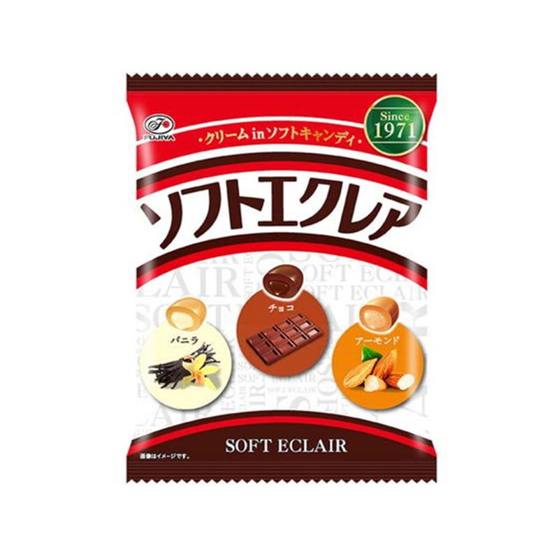 不二家 ソフトエクレア 袋 1袋※軽（ご注文単位1袋）【直送品】