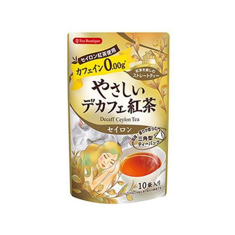 日本緑茶センター やさしいデカフェ紅茶 セイロン 1.2g×10包 1個※軽（ご注文単位1個）【直送品】