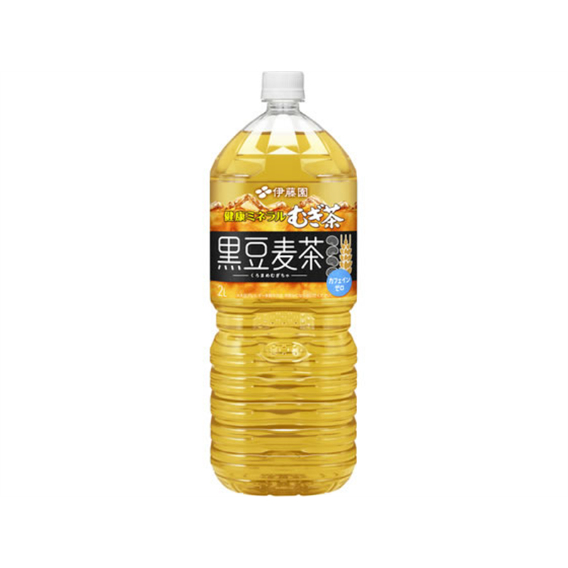 伊藤園 健康ミネラルむぎ茶 黒豆麦茶 2L 1本※軽（ご注文単位1本）【直送品】