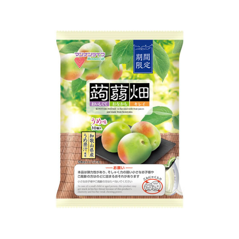 マンナンライフ 蒟蒻畑 うめ味 1袋※軽（ご注文単位1袋）【直送品】
