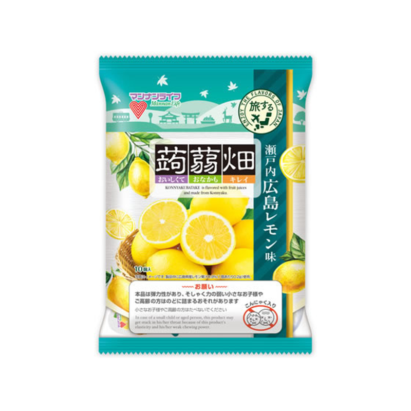 マンナンライフ 蒟蒻畑 瀬戸内広島レモン味 1袋※軽（ご注文単位1袋）【直送品】