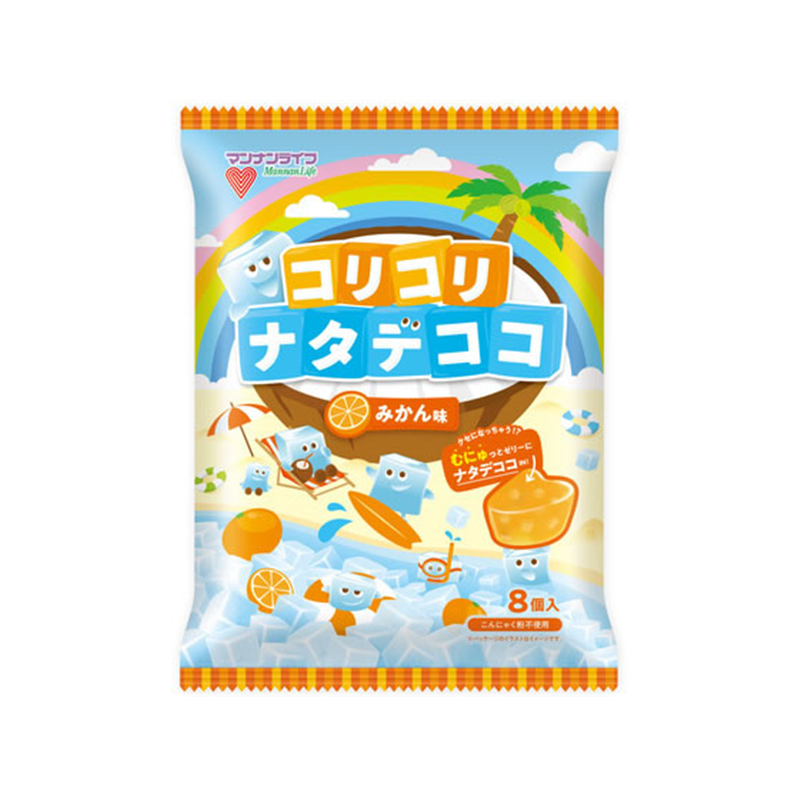マンナンライフ コリコリナタデココ みかん味 1袋※軽（ご注文単位1袋）【直送品】