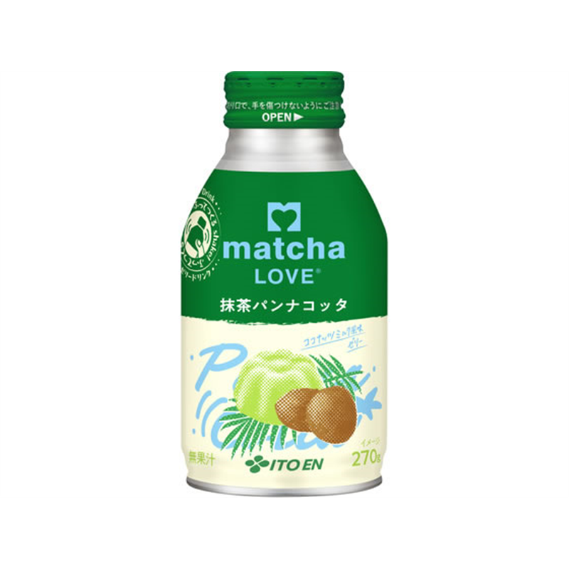 伊藤園 matcha LOVE ボトル缶 抹茶パンナコッタ 270g 1本※軽（ご注文単位1本）【直送品】