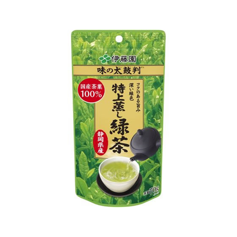 伊藤園 特上蒸し緑茶 70g 1袋※軽（ご注文単位1袋）【直送品】