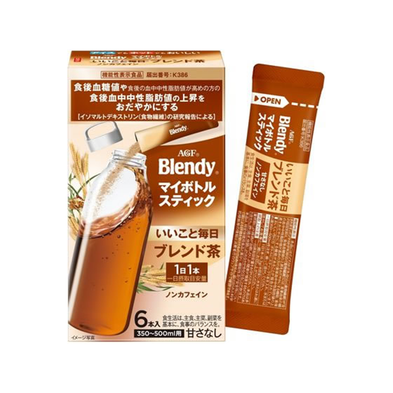 AGF ブレンディ マイボトルスティック いいこと毎日 ブレンド茶 6本 1箱※軽（ご注文単位1箱）【直送品】