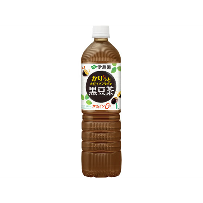 伊藤園 かりっと大豆イソフラボン 黒豆茶 1L 1本※軽（ご注文単位1本）【直送品】