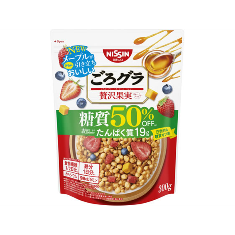 日清シスコ ごろグラ 糖質50%オフ 贅沢果実 1袋※軽（ご注文単位1袋）【直送品】