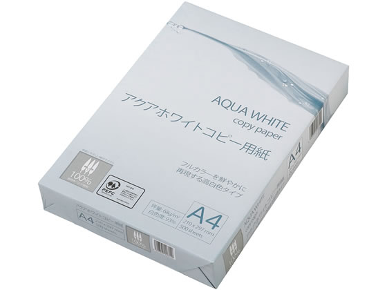 APPJ コピーペーパー アクアホワイト A4 500枚 1冊(ご注文単位1冊)【直送品】