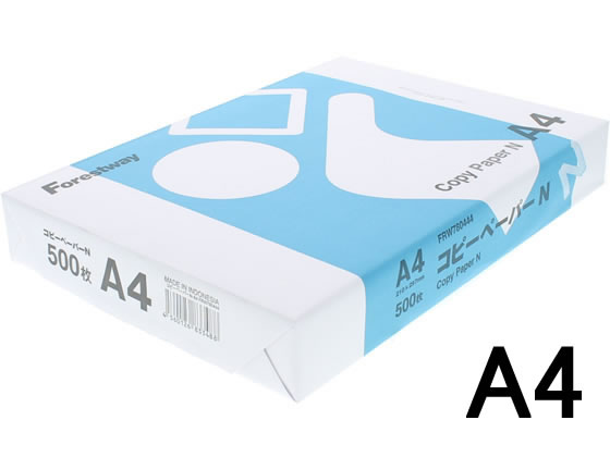 Forestway コピーペーパーN A4 500枚×3冊 1パック(ご注文単位1パック)【直送品】