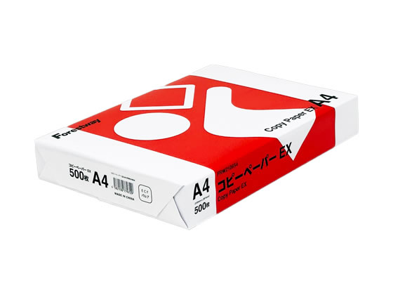 Forestway コピーペーパーEX A4 500枚 1冊(ご注文単位1冊)【直送品】