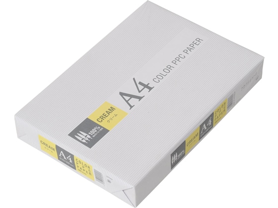 APPJ カラーコピー用紙 クリーム A4 500枚 CPY001 1冊(ご注文単位1冊)【直送品】