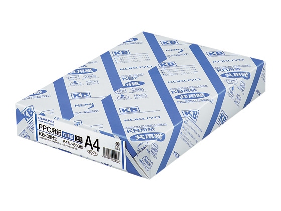 コクヨ 2穴共用紙 A4 500枚 KB-39H2 1冊(ご注文単位1冊)【直送品】