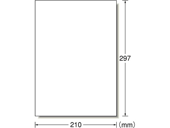 エーワン ラベルシール A4 ノーカット 100枚 73201 1冊(ご注文単位1冊)【直送品】