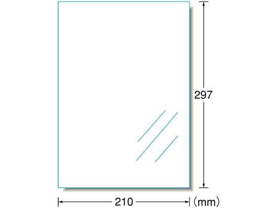 エーワン ピッタリ貼れるのびるラベル A4 透明フィルム 3枚 29295 1冊（ご注文単位1冊)【直送品】