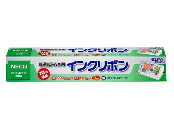朝日電器 FAXインクリボン FIR-N53 1本(ご注文単位1本)【直送品】