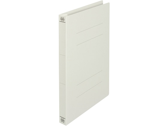 プラス フラットファイル厚とじ ノンステッチ A4タテ グレー NO.021NW 1冊(ご注文単位1冊)【直送品】