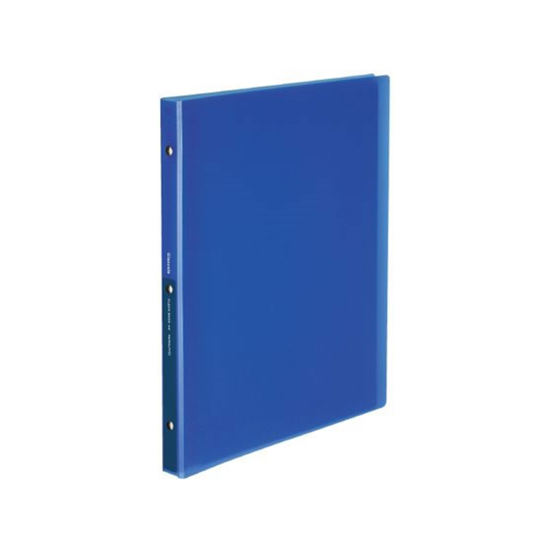 コクヨ クリヤーブック(Glassele)替紙式 A4 30穴 ブルー 1冊(ご注文単位1冊)【直送品】