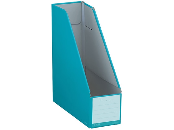 コクヨ ファイルボックス〈NEOS〉スタンド A4タテ ターコイズブルー 1個（ご注文単位1個)【直送品】