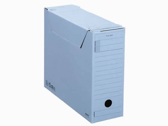 コクヨ ファイルボックス-FS〈Fタイプ〉A4ヨコ 背幅102mm 青 1冊(ご注文単位1冊)【直送品】