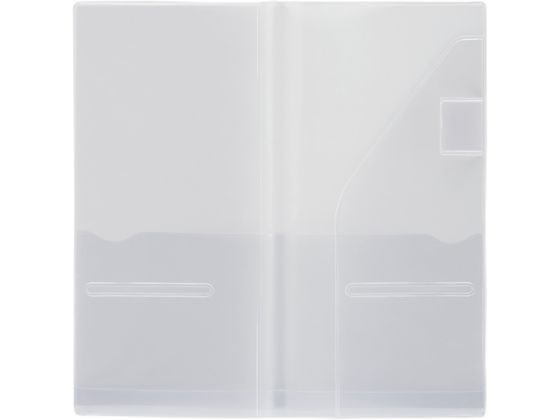 プラス カ・クリエA4×1/3サイズ専用カバー 1冊用 透明 1冊(ご注文単位1冊)【直送品】