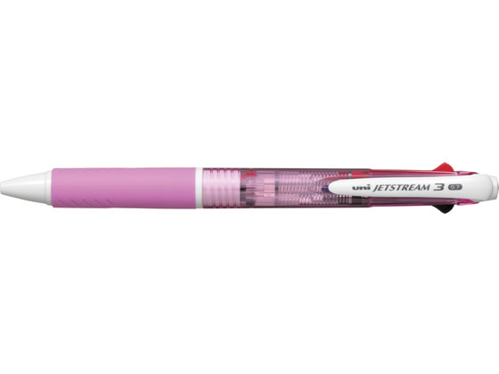 三菱鉛筆 ジェットストリーム3色ボールペン0.7mm ピンク 1本(ご注文単位1本)【直送品】
