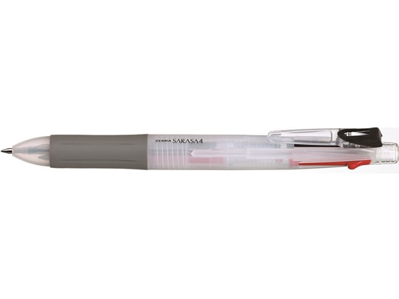 ゼブラ 多色ボールペン サラサ4 白軸 J4J1-W 1本(ご注文単位1本)【直送品】