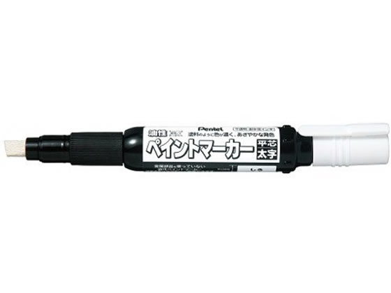 ぺんてる ペイントマーカー 太字 白 MWP30-W 1本(ご注文単位1本)【直送品】