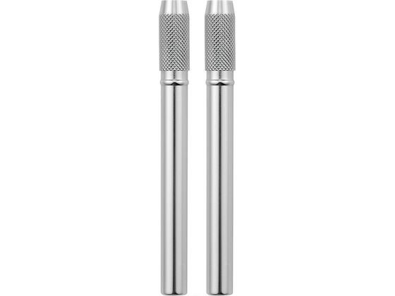 クツワ スタンダードなアルミ製補助軸 シルバー 2本入 RH017 1パック(ご注文単位1パック)【直送品】