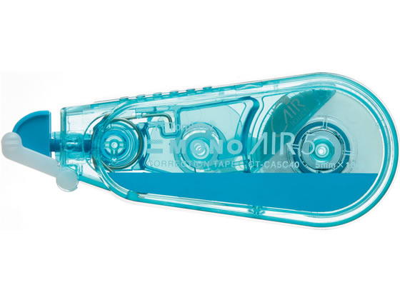 トンボ鉛筆 修正テープ モノエアー5C40ブルー 5mm CT-CA5C40 1個(ご注文単位1個)【直送品】