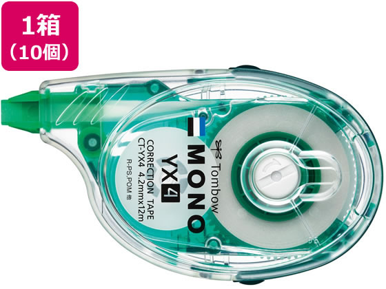 トンボ鉛筆 修正テープ モノ YX4 10個 CT-YX4 1箱(ご注文単位1箱)【直送品】