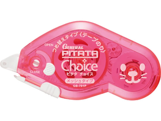 ゼネラル テープのり PITATA Choice 本体 ピンク GB-701P 1個(ご注文単位1個)【直送品】