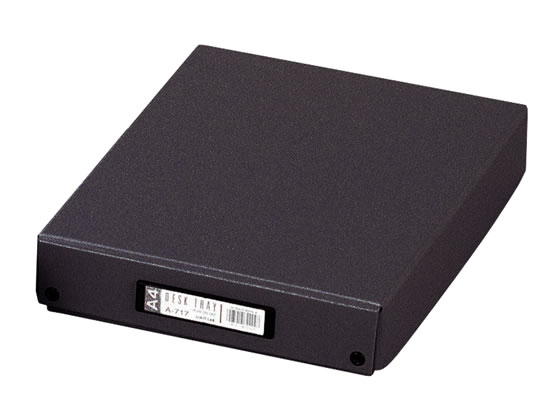 リヒトラブ デスクトレー A4 ブラック A-717クロ 1個(ご注文単位1個)【直送品】