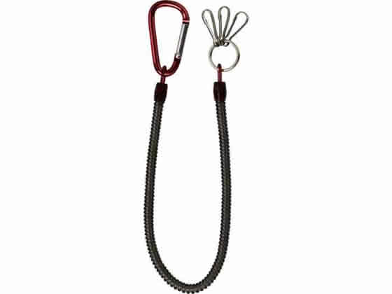 ソニック スパイラルキーチェーン ロング 30cm~120cm レッド SK-4101-R 1個(ご注文単位1個)【直送品】