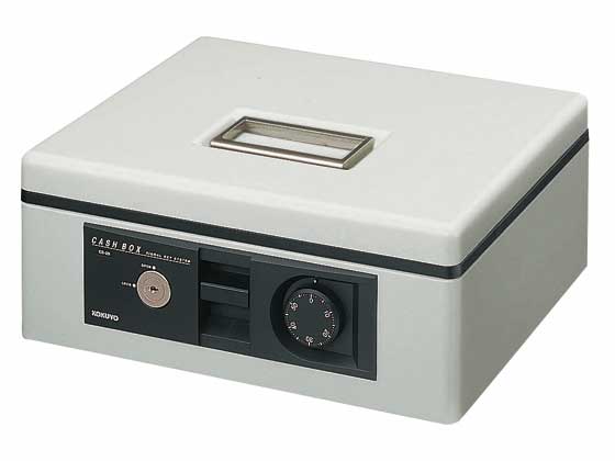 コクヨ 手提げ金庫 B5 ライトグレー CB-12M 1台(ご注文単位1台)【直送品】