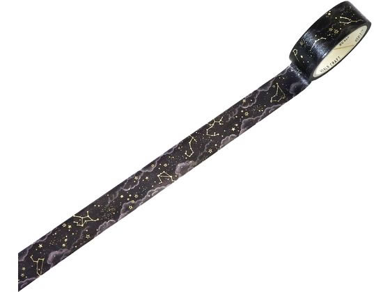 ワールドクラフト キラキラマスキングテープ Horoscope KRMT15-026 1巻(ご注文単位1巻)【直送品】
