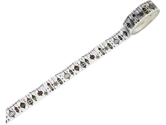 ワールドクラフト キラキラマスキングテープ Exotic lights KRMT15-030 1巻(ご注文単位1巻)【直送品】