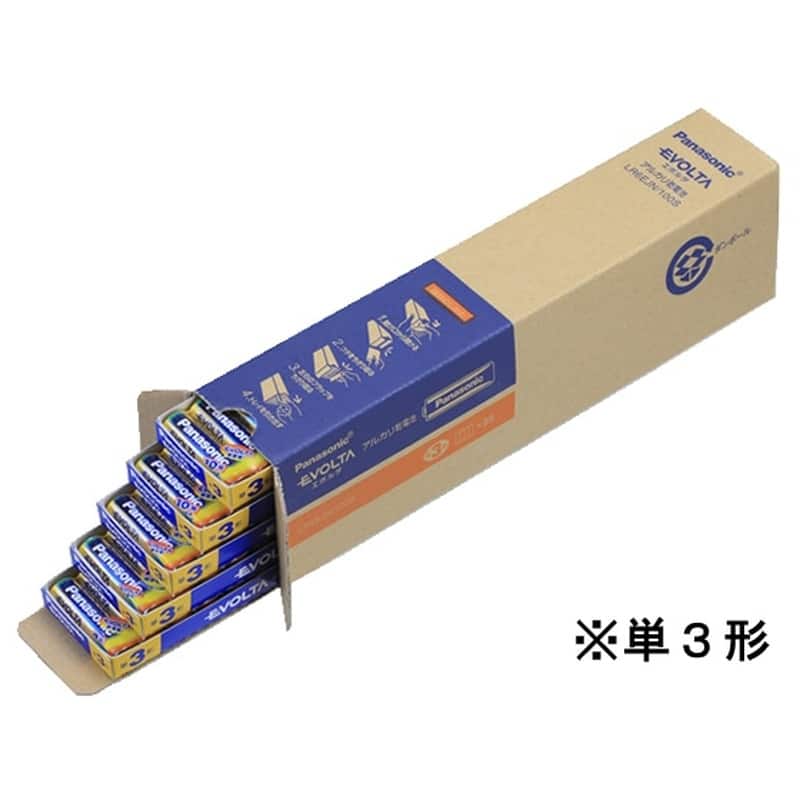 パナソニック エボルタ乾電池 単3×100本パック LR6EJN 100S 1パック（ご注文単位1パック)【直送品】