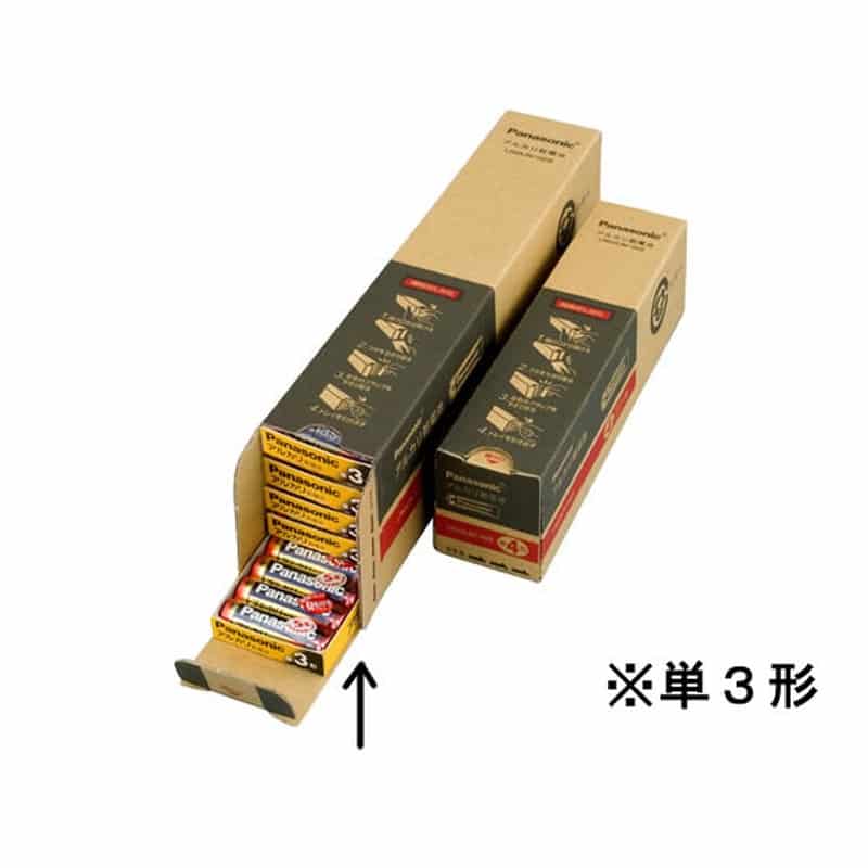 パナソニック アルカリ乾電池 単3×100本パック LR6XJN 100S 1パック（ご注文単位1パック)【直送品】
