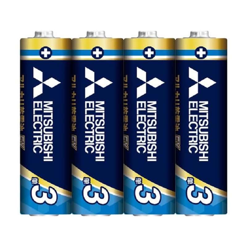 三菱電機 アルカリ乾電池 単3形 4本 LR6EXR 4S 1パック（ご注文単位1パック)【直送品】