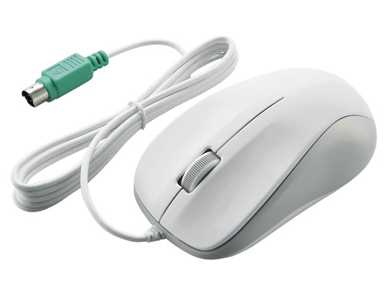 エレコム 光学式マウス 有線 3ボタン ホワイト M-K6P2RWH RS 1個(ご注文単位1個)【直送品】