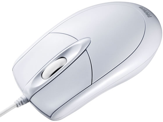 サンワサプライ 有線光学式マウス 3ボタン ホワイト MA-130HUW 1個(ご注文単位1個)【直送品】
