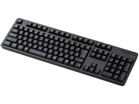 エレコム 無線フルキーボード メンブレン式 TK-FDM106TBK 1個(ご注文単位1個)【直送品】
