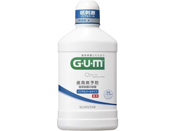 サンスター ガム デンタルリンス ノンアルコールタイプ 500ml 1個(ご注文単位1個)【直送品】